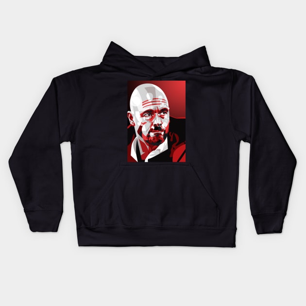 Erik Ten Hag Kids Hoodie by RJWLTG